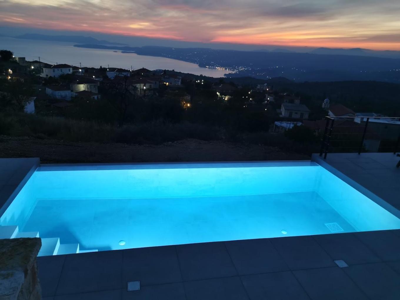 Sunset Luxury Villa Akritochori  ภายนอก รูปภาพ