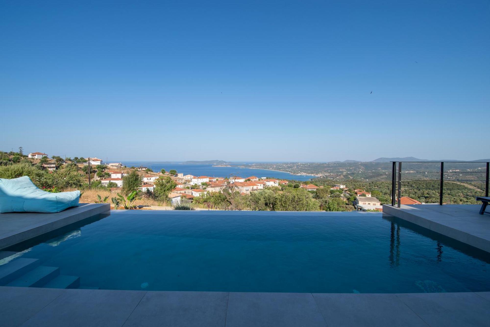 Sunset Luxury Villa Akritochori  ภายนอก รูปภาพ